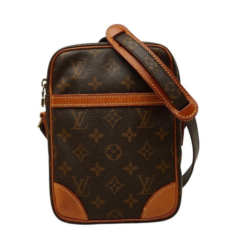 Louis Vuitton Monogram Danube Shoulder Bag Brown